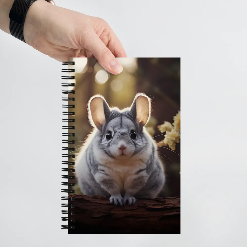 Curious Chinchilla in the Forest | Spiral Notebook