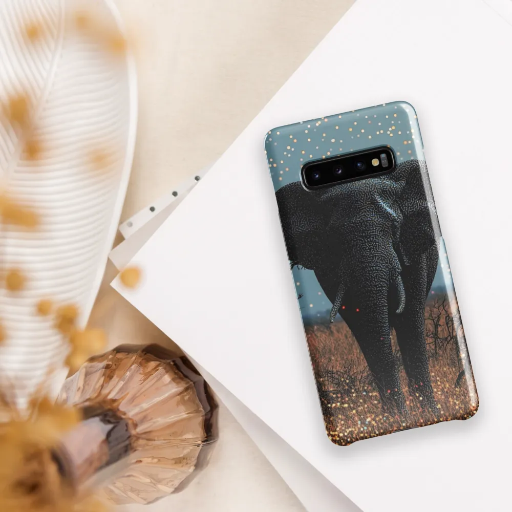 Majestic Presence: The Surreal Elephant | Phone Case |  S10 Plus | Snap Case | Glossy