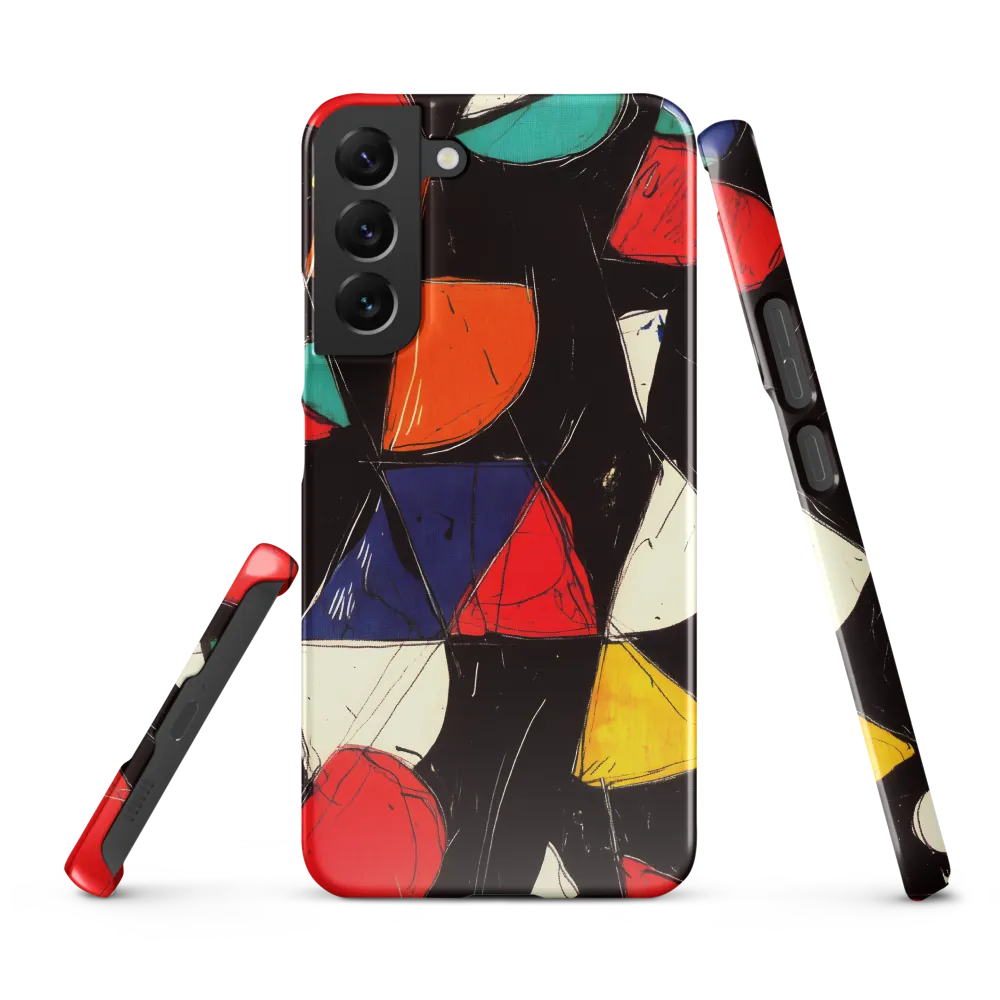 Vibrant Geometric Symphony | Phone Case |  S22 Plus | Snap Case | Glossy