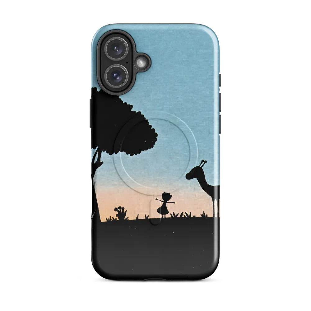 Curiosity in the Silhouette | Phone Case |  16 Plus | MagSafe® Tough Case | Glossy