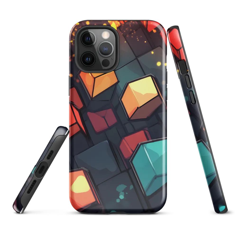 Illuminated Geometry | Phone Case |  12 Pro Max | Tough Case | Glossy