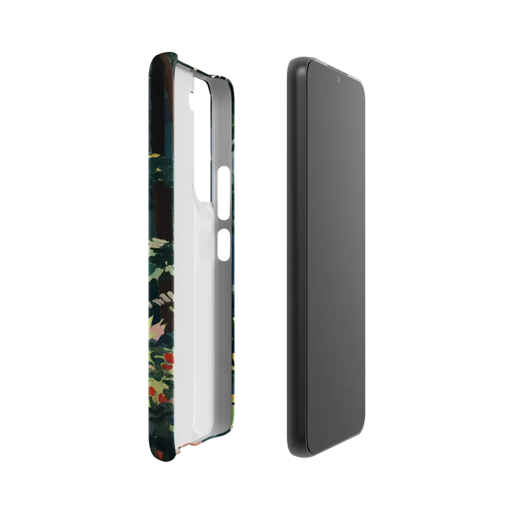 Flight of Light: A Serene Forest | Phone Case |  S22 | Snap Case | Matte