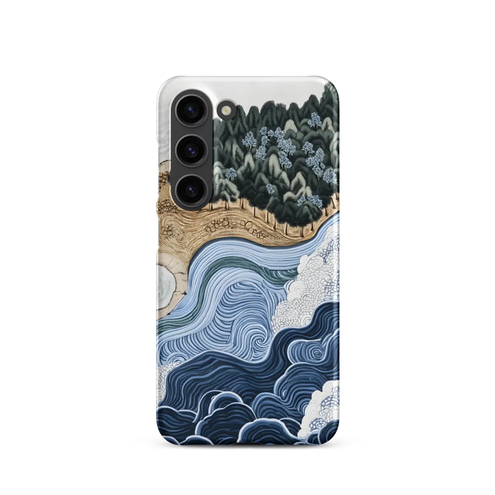 Oceanic Harmony: A Tranquil Landscape | Phone Case |  S23 | Snap Case | Matte