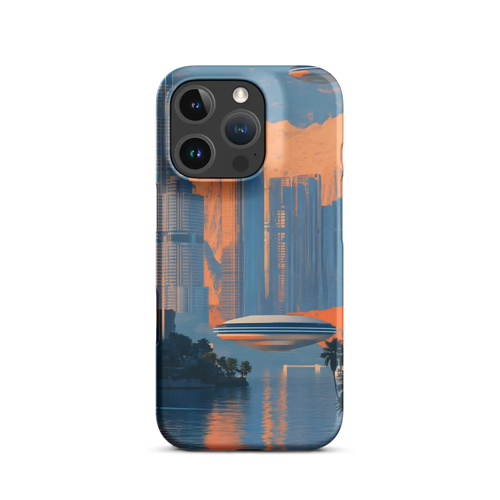 Futuristic Horizons: A Sci-Fi Cityscape | Phone Case |  16 Pro | Snap Case | Matte