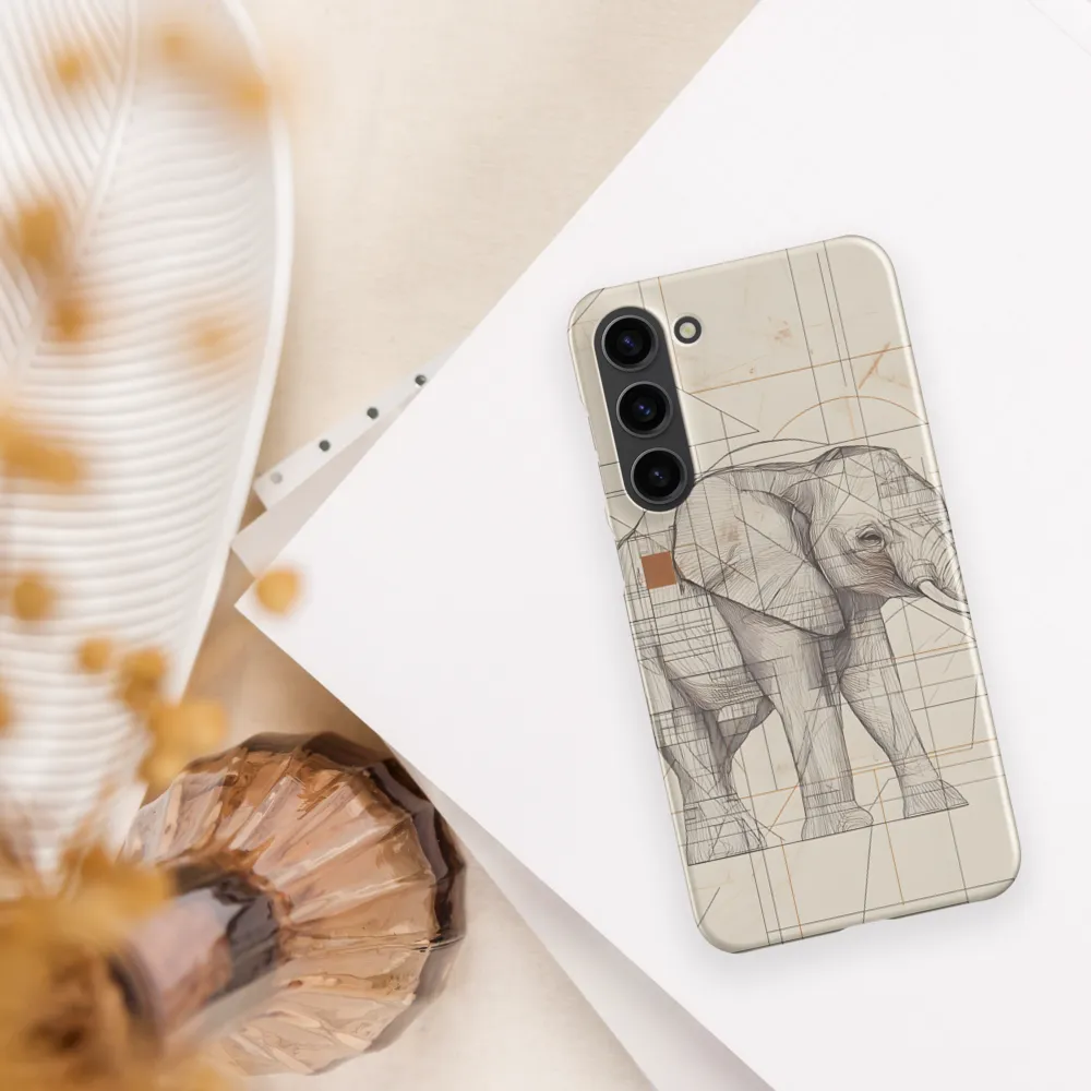 Geometric Elegance: The Steel Elephant
