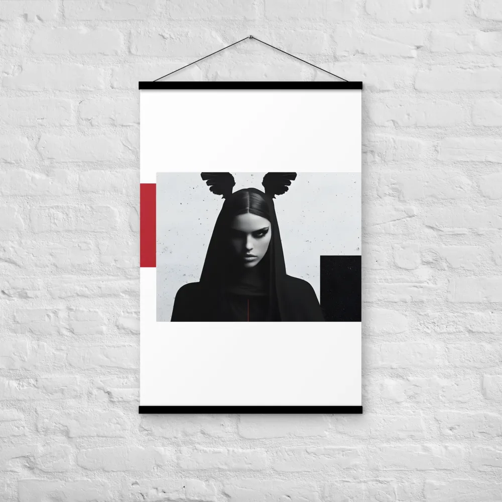 Whispers of Darkness | Poster With Black Wood Hanger | 24″×36″