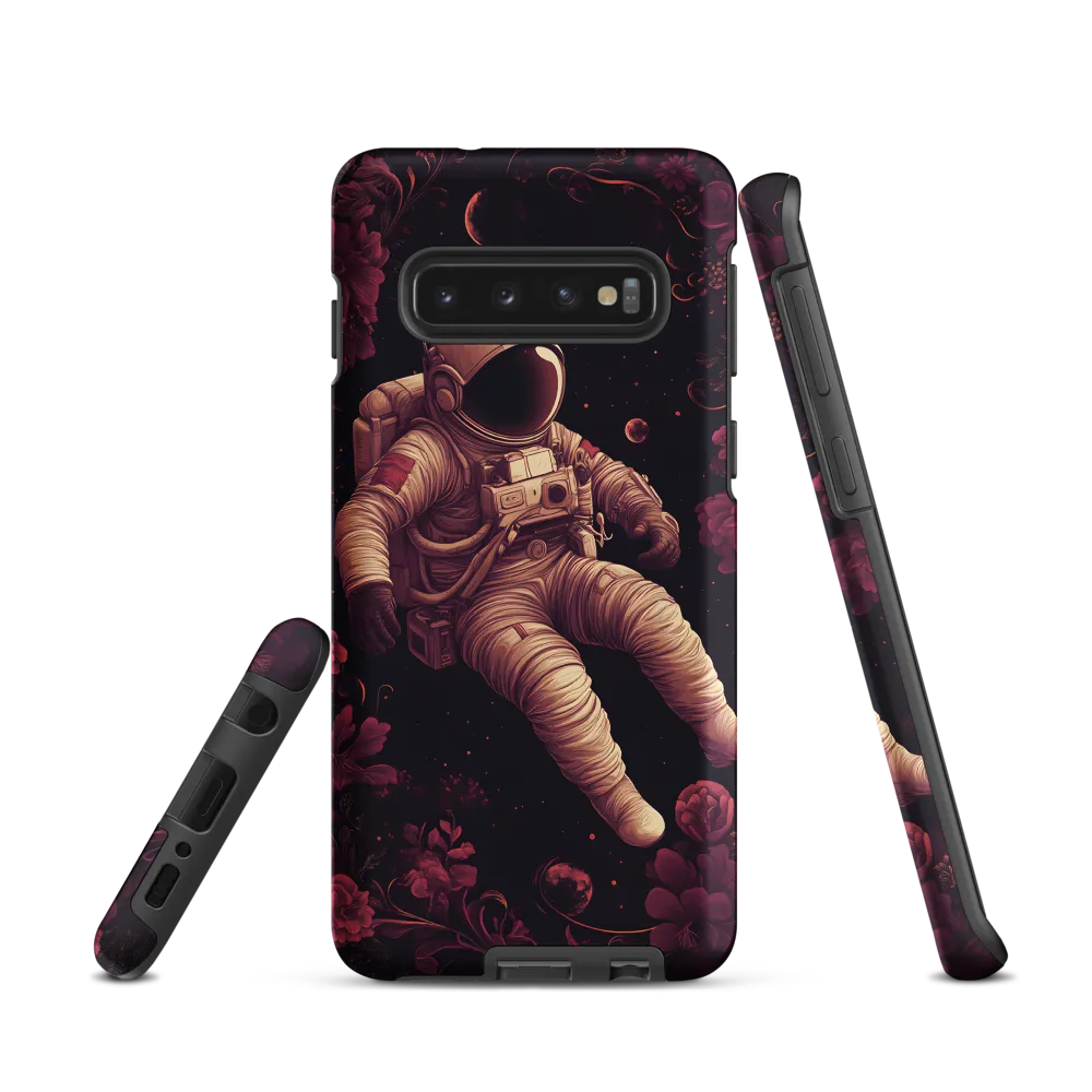 Cosmic Bloom: An Astronaut's Journey