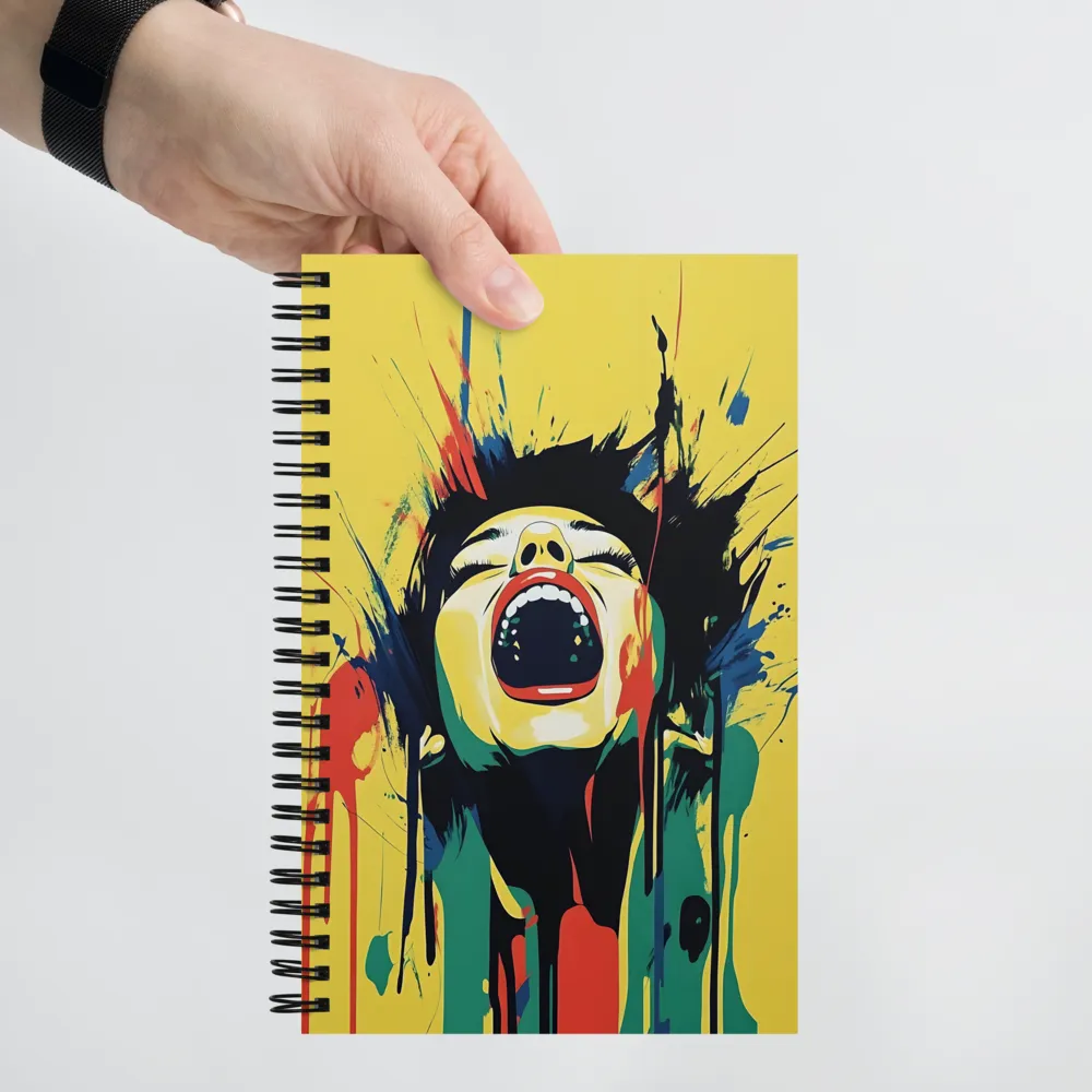 Eruption of Emotion | Spiral Notebook