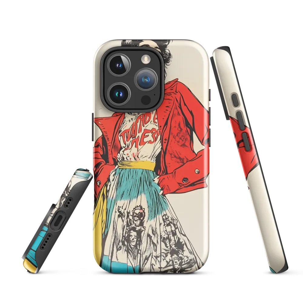Vibrant Elegance: A Pop Art Fashion Statement