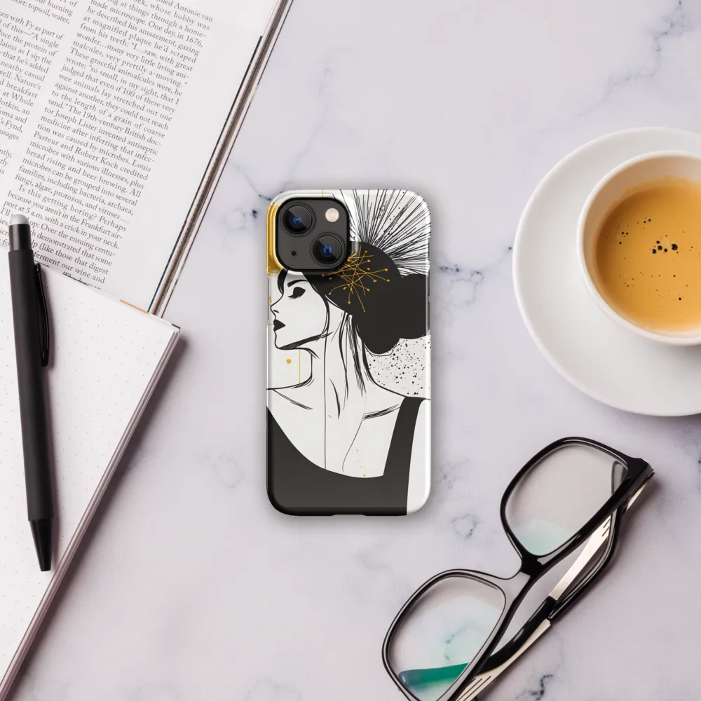 Ethereal Elegance | Phone Case |  13 Mini | Snap Case | Glossy