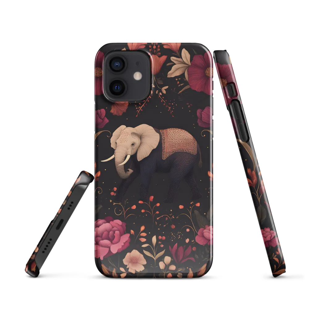 Whispers of the Wild: Elephants and Blooms