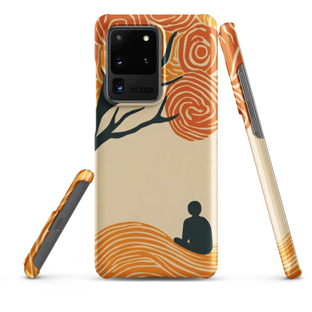 Silent Reflections under Swirling Leaves | Phone Case |  S20 Ultra | Snap Case | Matte