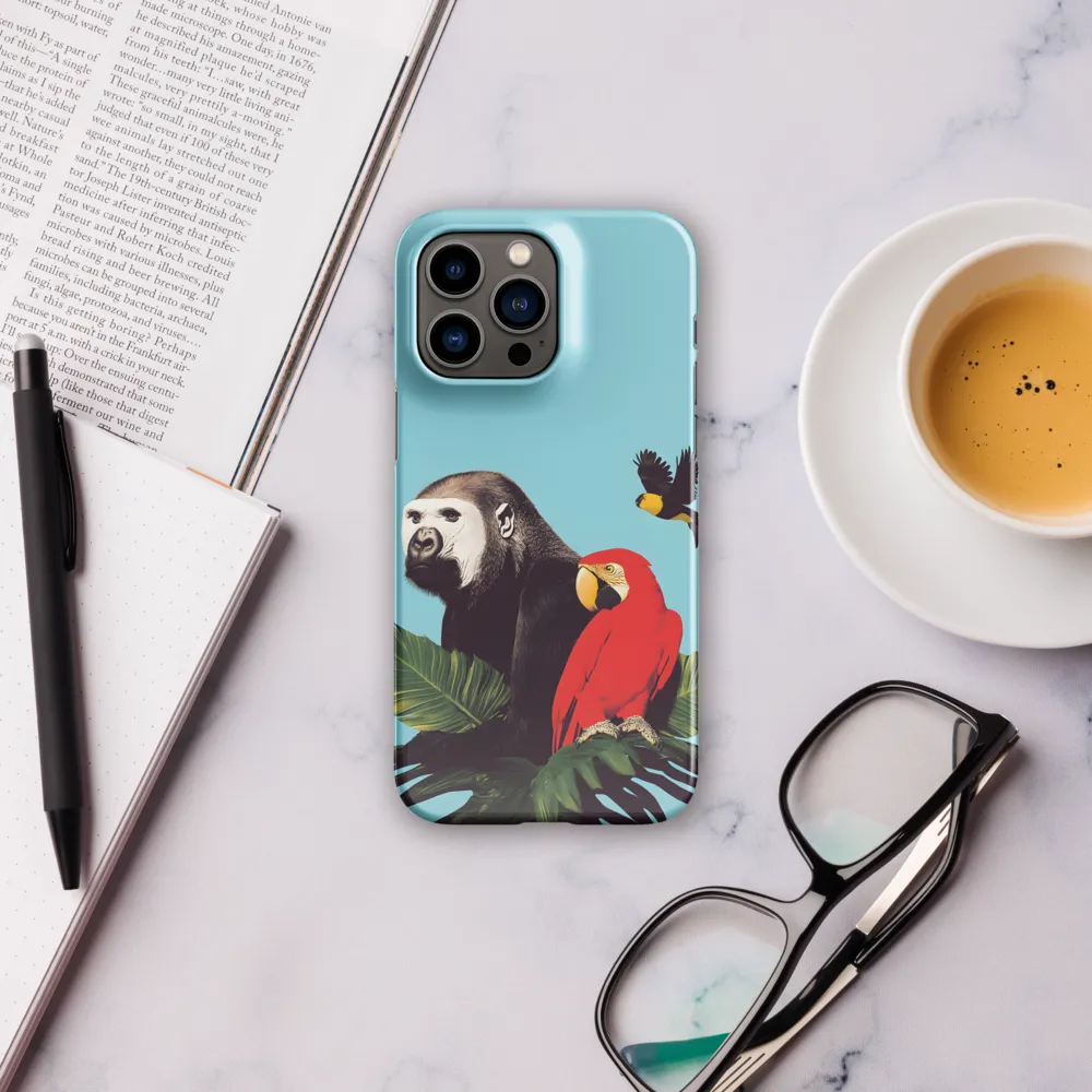 Tropical Harmony: A Celebration of Wildlife | Phone Case |  14 Pro Max | Snap Case | Glossy