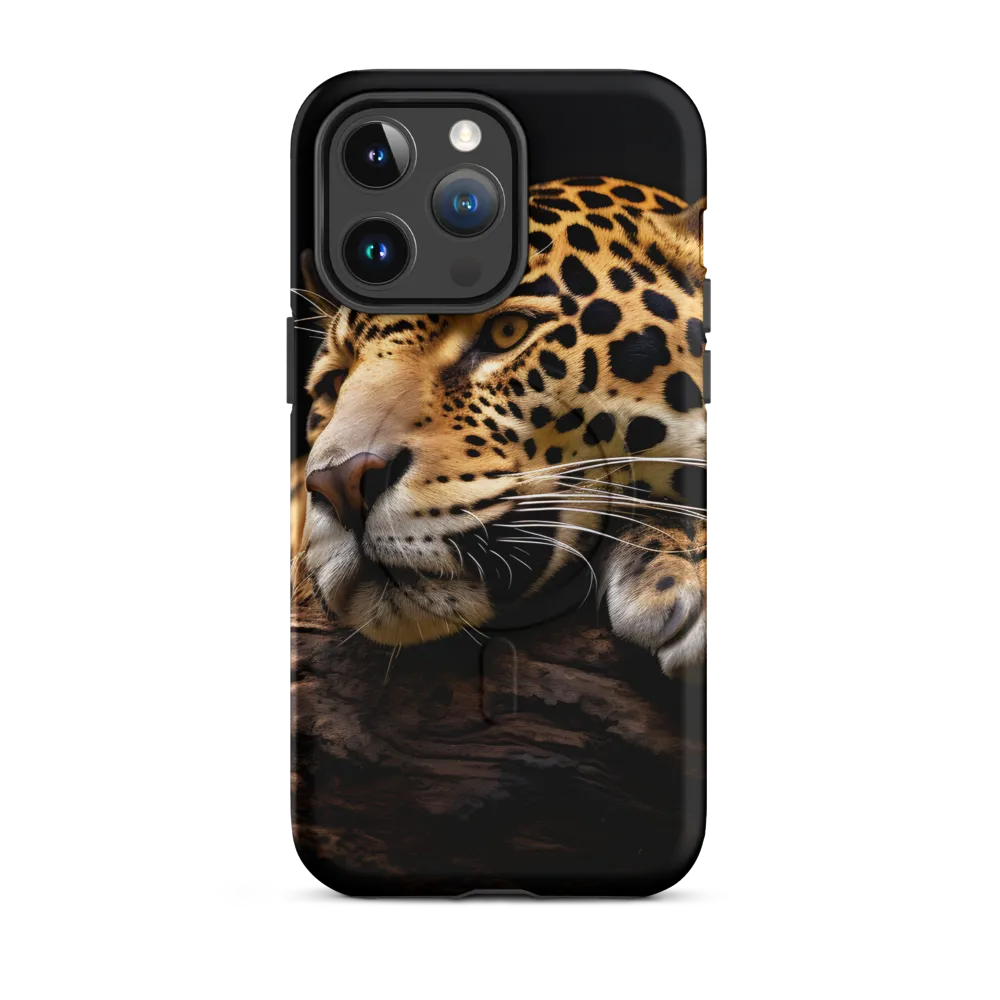 Tranquil Majesty: The Resting Leopard