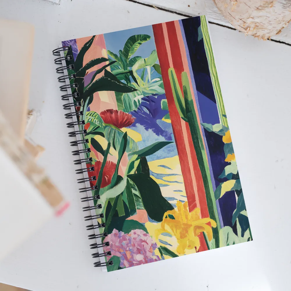 Lush Botanical Reverie | Spiral Notebook