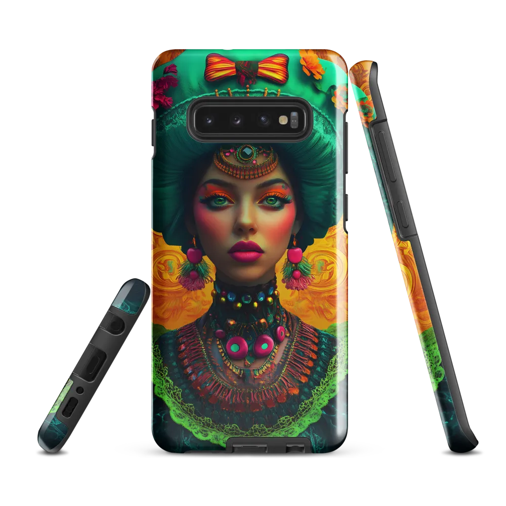 Feminine Elegance in Surreal Splendor | Phone Case |  S10 Plus | Tough Case | Glossy