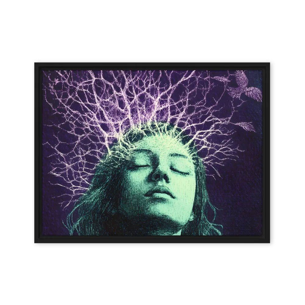 Whispers of Freedom | Canvas with Black Frame | 18″×24″