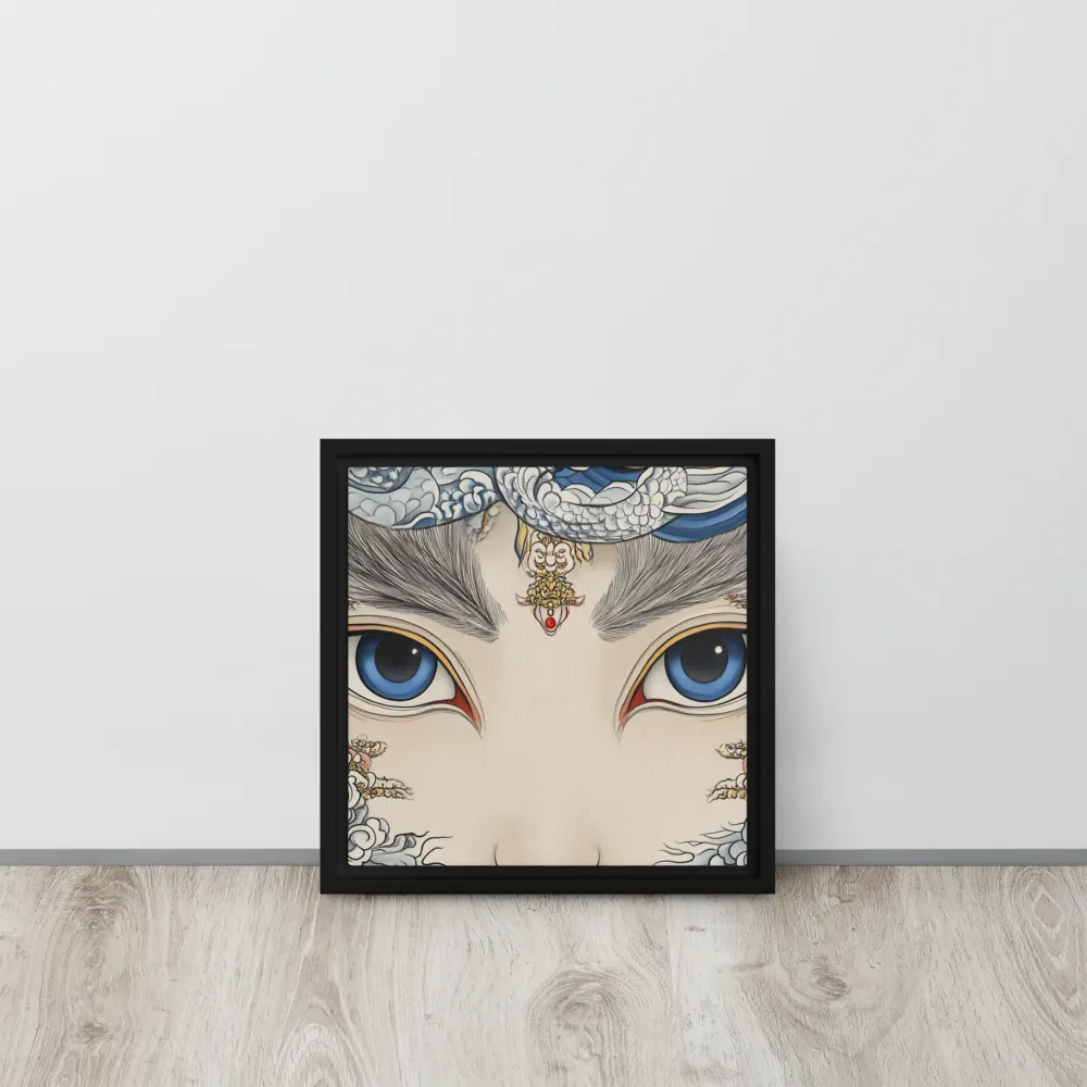 Guardian of Dreams | Canvas with Black Frame | 12″×12″