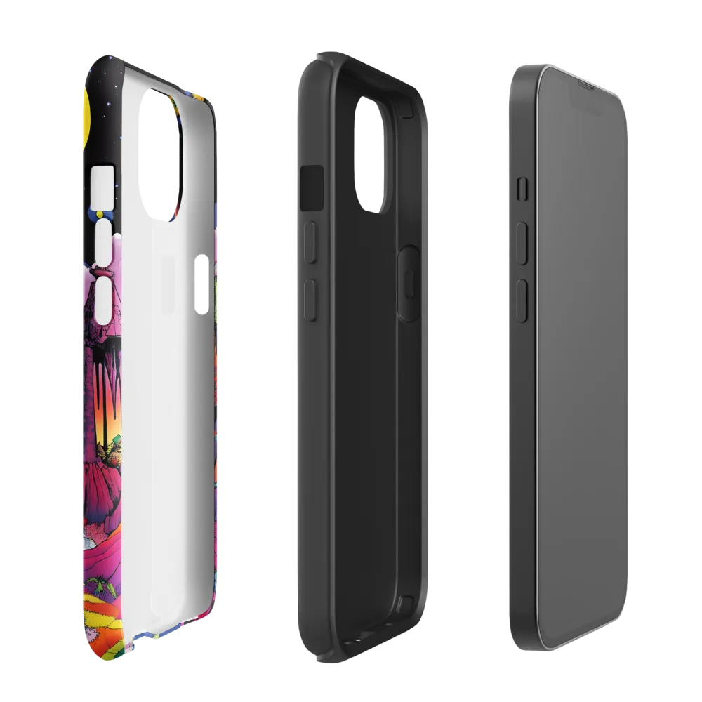 Celestial Dreams: A Journey Through an Alien Landscape | Phone Case |  13 | Tough Case | Glossy