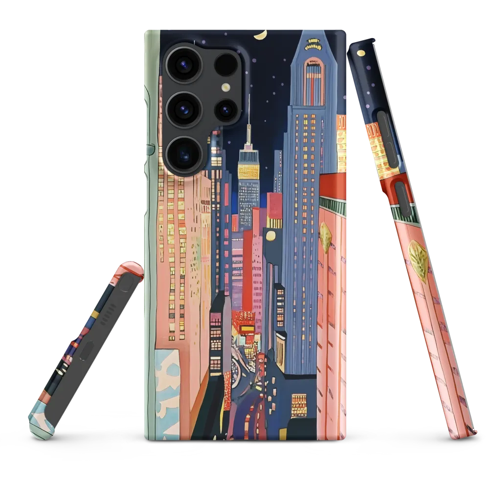 Urban Dreamscape: A Pop Art Night | Phone Case |  S23 Ultra | Snap Case | Matte