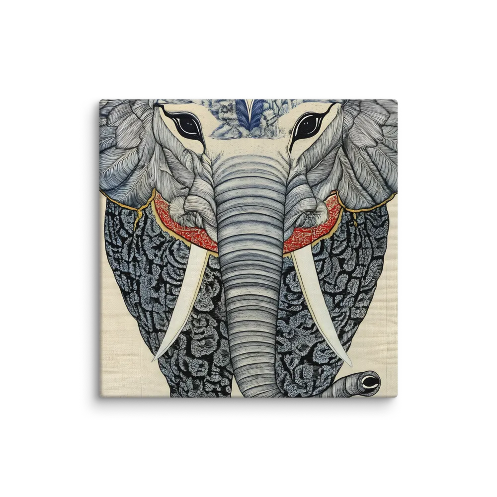 Majesty of the Elephant | Canvas | 14″×14″