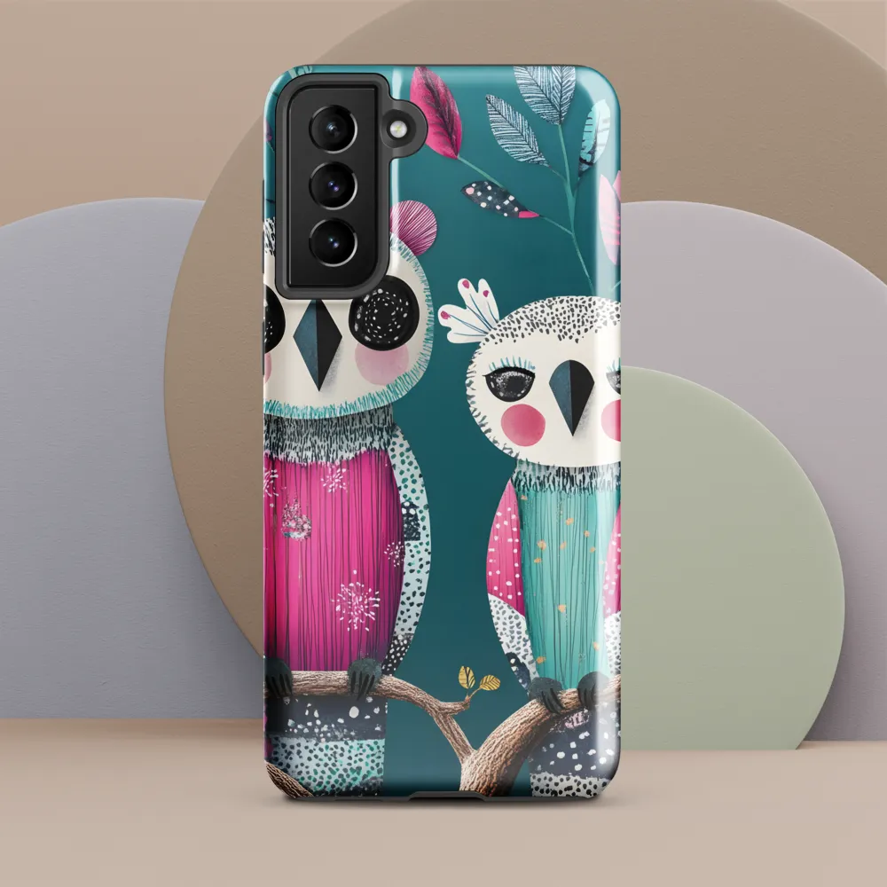 Whimsical Duo: A Celebration of Nature and Color