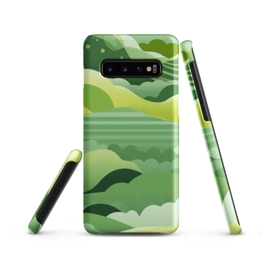 Tranquility in Green Waves