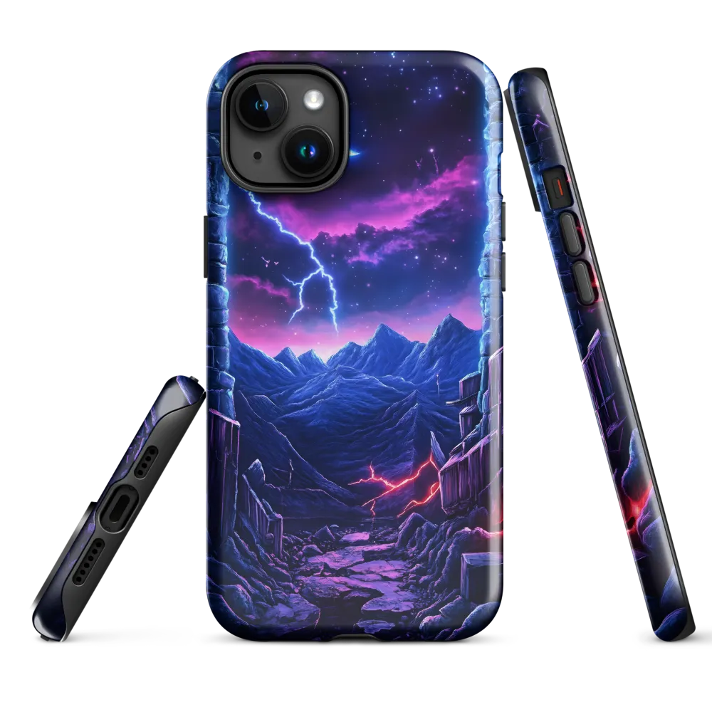 Portal to the Cosmic Peaks | Phone Case |  15 Plus | Tough Case | Glossy