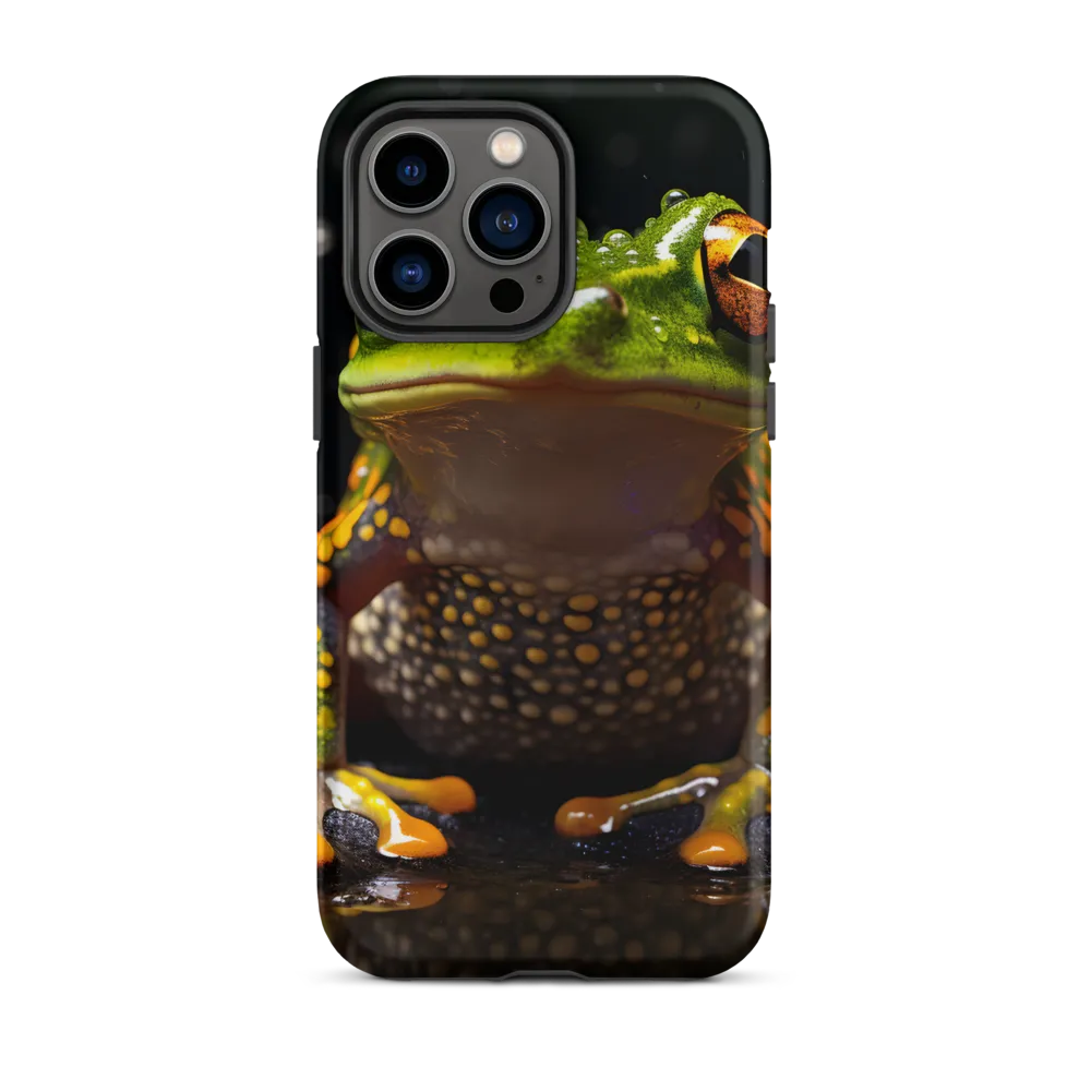 Emerald Elegance: The Frog in Focus