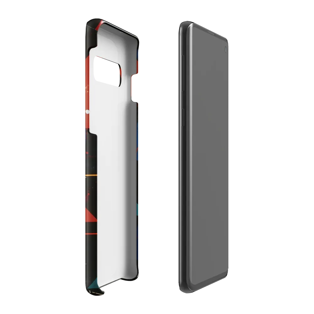 Dynamic Geometric Harmony | Phone Case |  S10 Plus | Snap Case | Glossy