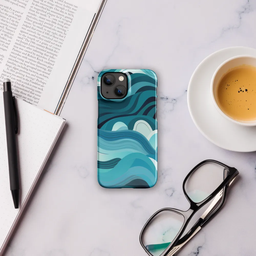 Ebb and Flow | Phone Case |  13 Mini | Snap Case | Glossy