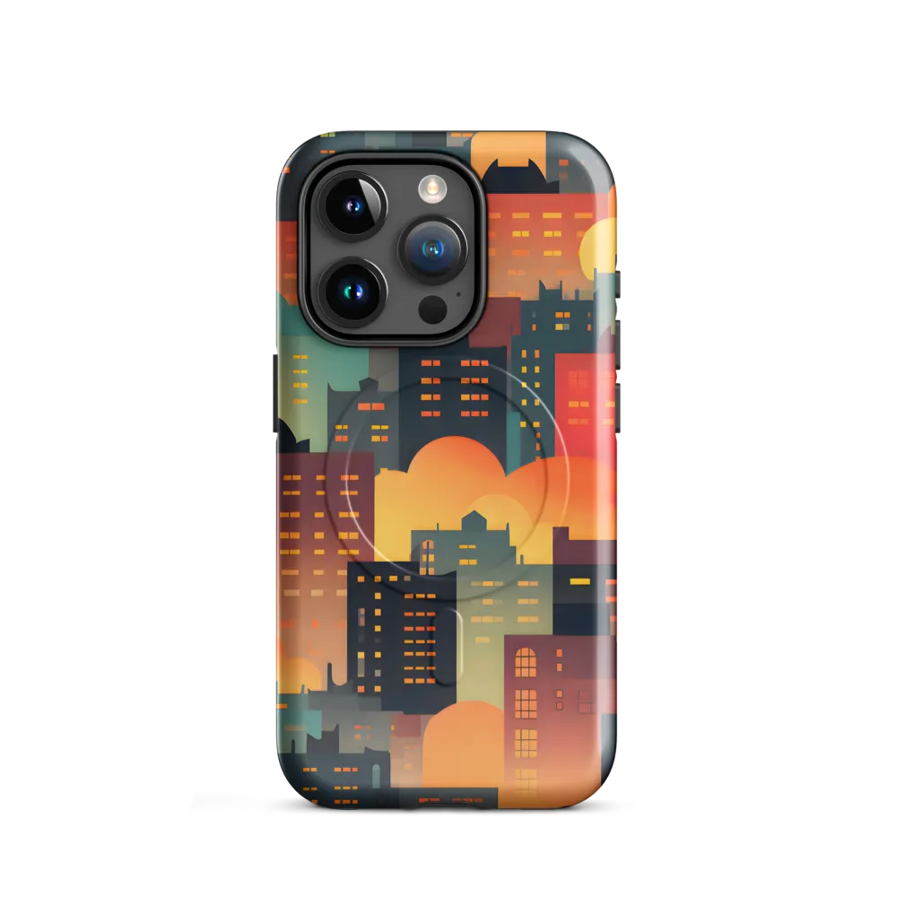 Twilight in the Concrete Jungle | Phone Case |  15 Pro | MagSafe® Tough Case | Glossy