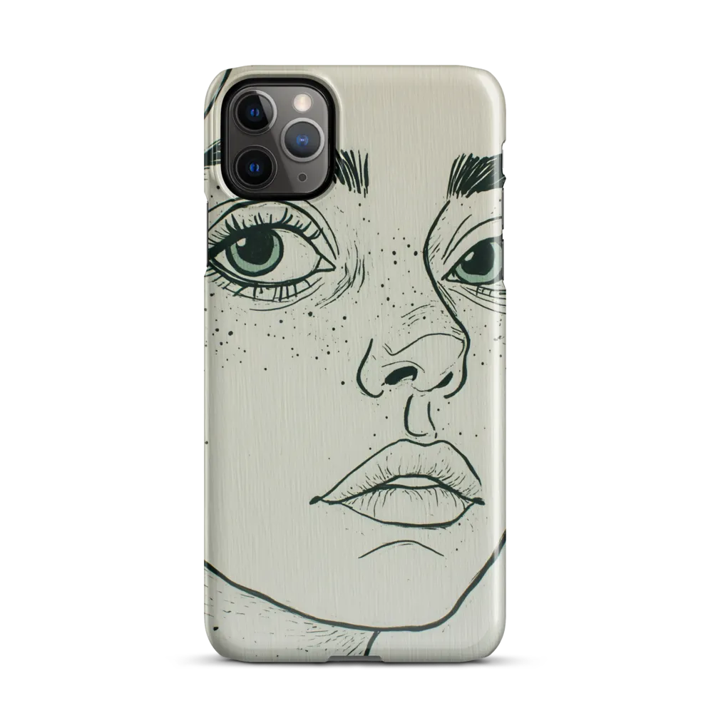 Contemplative Gaze | Phone Case |  11 Pro Max | Snap Case | Glossy