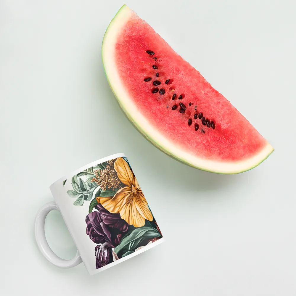 Floral Symphony | Mugs | Multiple Sizes & Colors