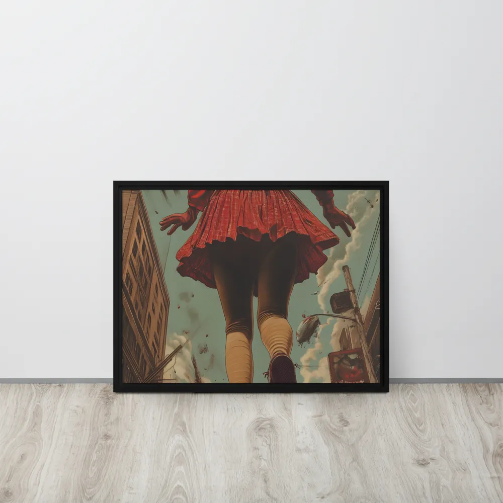 Flight of the Urban Dreamer | Canvas with Black Frame | 18″×24″
