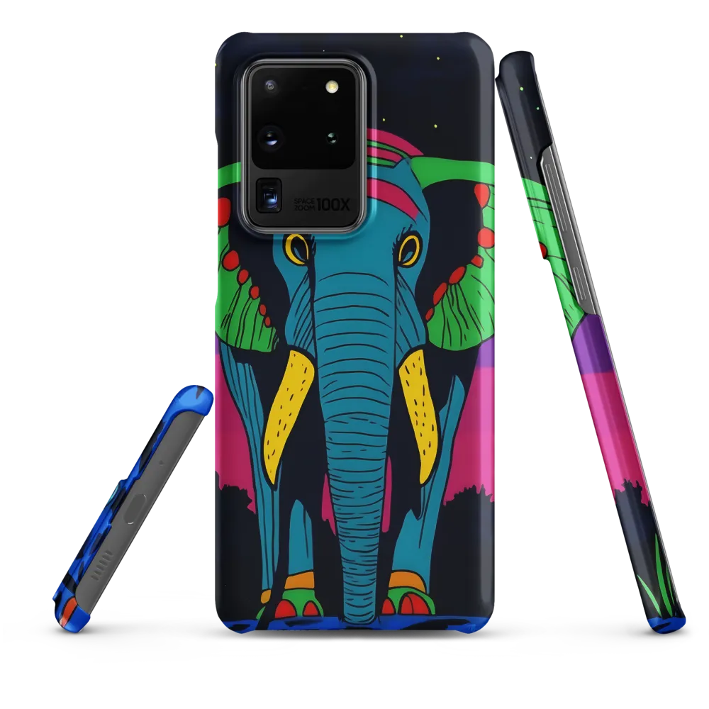 Whimsical Majesty: The Vibrant Elephant