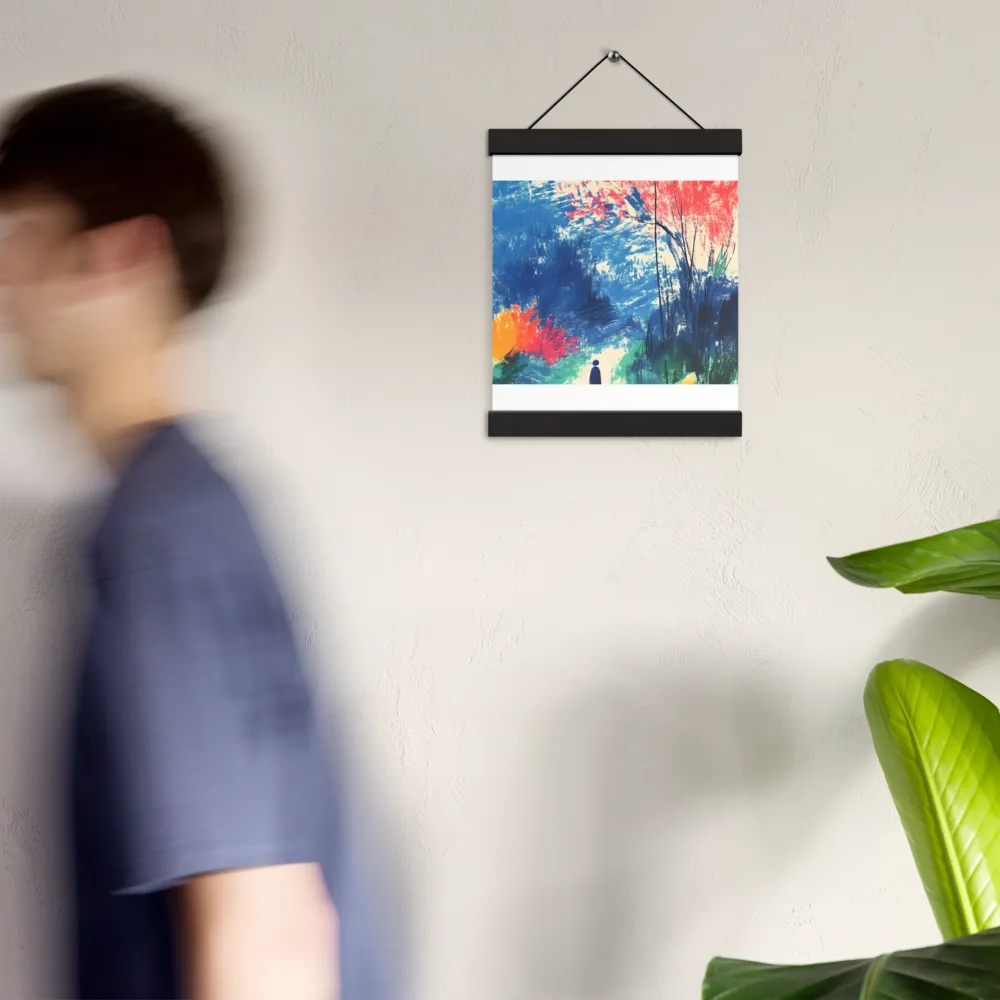 Whispers of Tranquility | Poster With Black Wood Hanger | 8″×10″