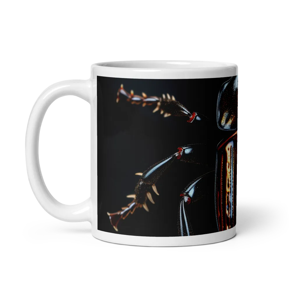 Luminous Insect Majesty | Mug with White inside | 11 oz