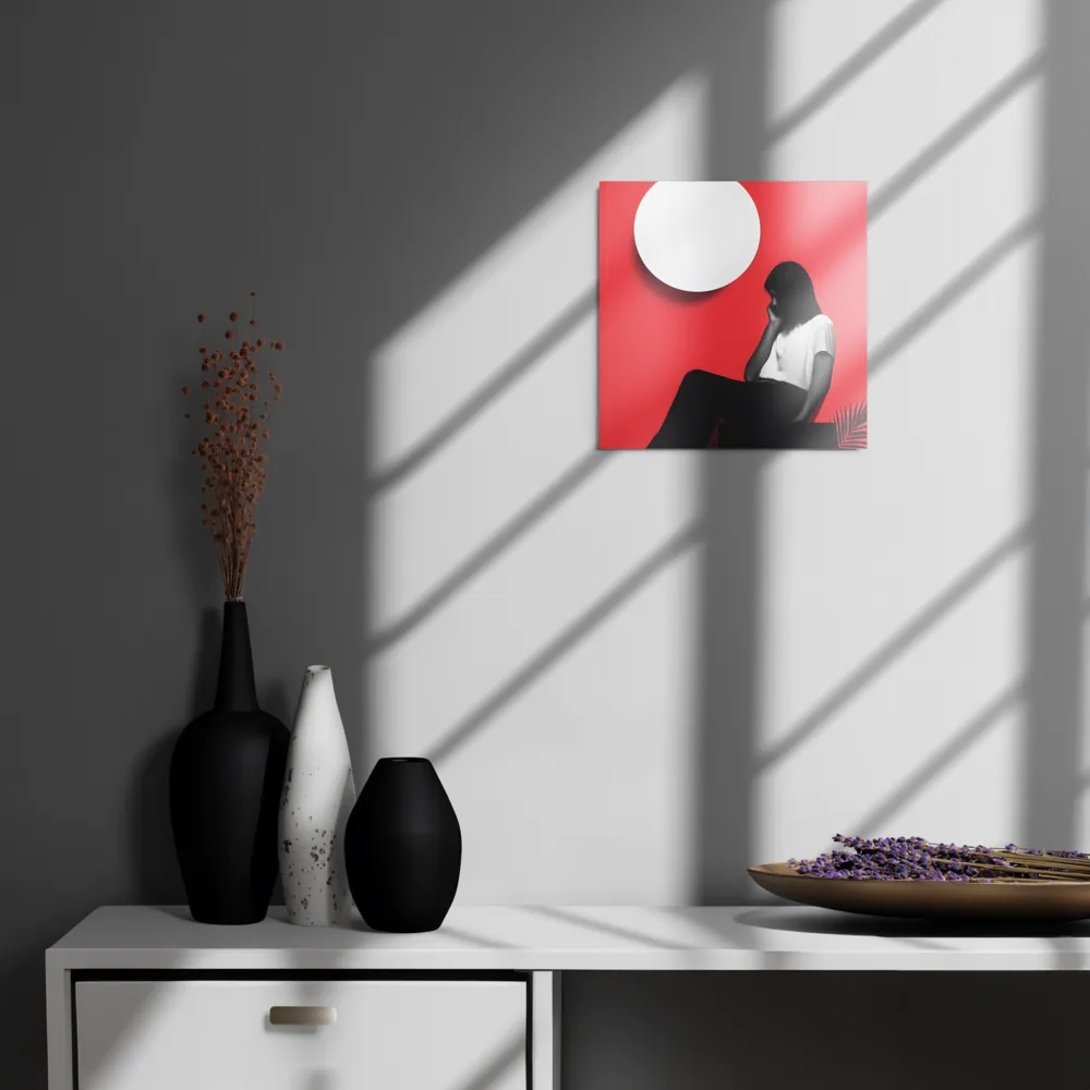 Contemplation in Red