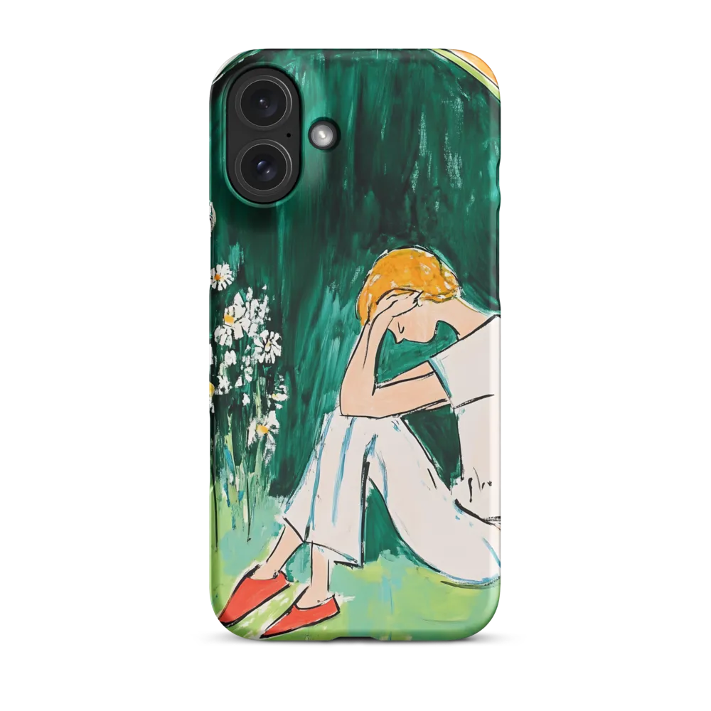 Silent Sorrow | Phone Case |  16 Plus | Snap Case | Matte