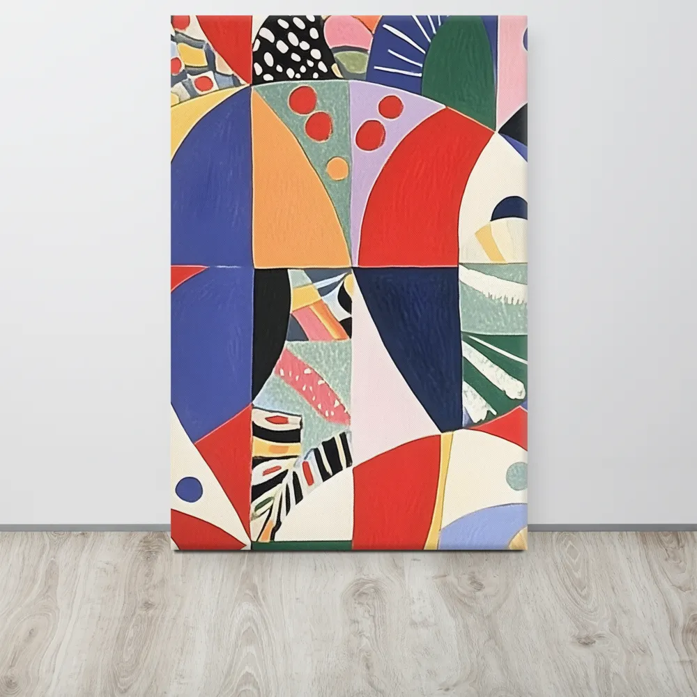 Dynamic Mosaic Symmetry | Canvas | 24″×36″