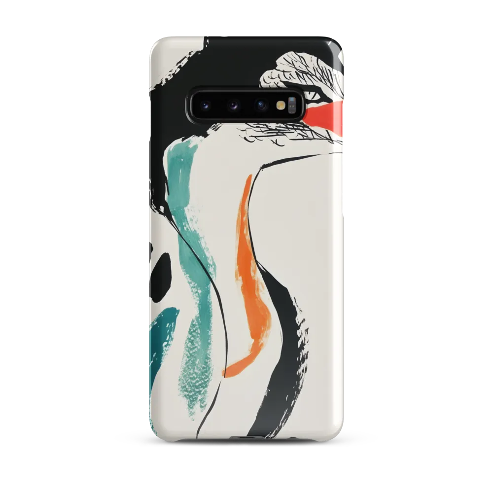 Fox in Bold Lines | Phone Case |  S10 Plus | Snap Case | Glossy