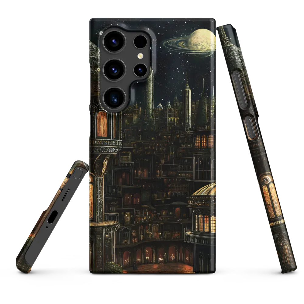 Celestial Enigma: A Surreal Cityscape