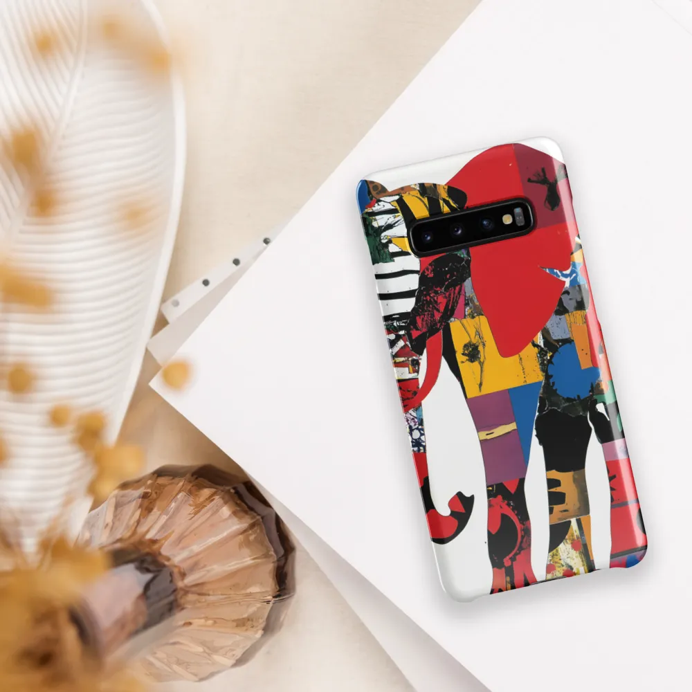 The Colorful Majesty of the Elephant | Phone Case |  S10 Plus | Snap Case | Glossy