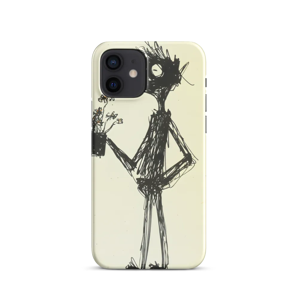 Whimsical Figure with Flowers