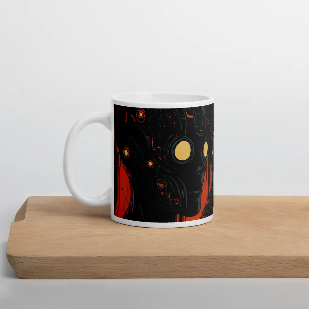 Surveillance in the Cyberscape | Mug with White inside | 11 oz