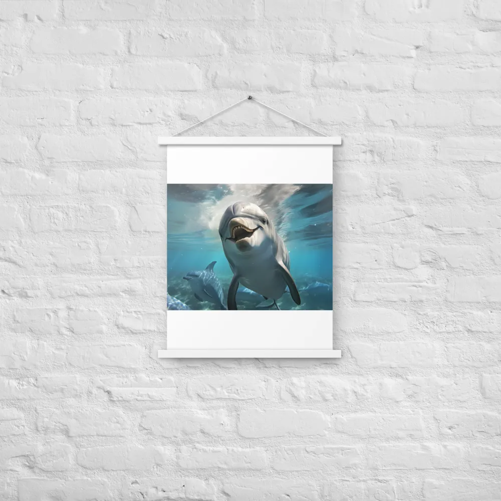 Beneath the Waves: A Dolphin's Dance