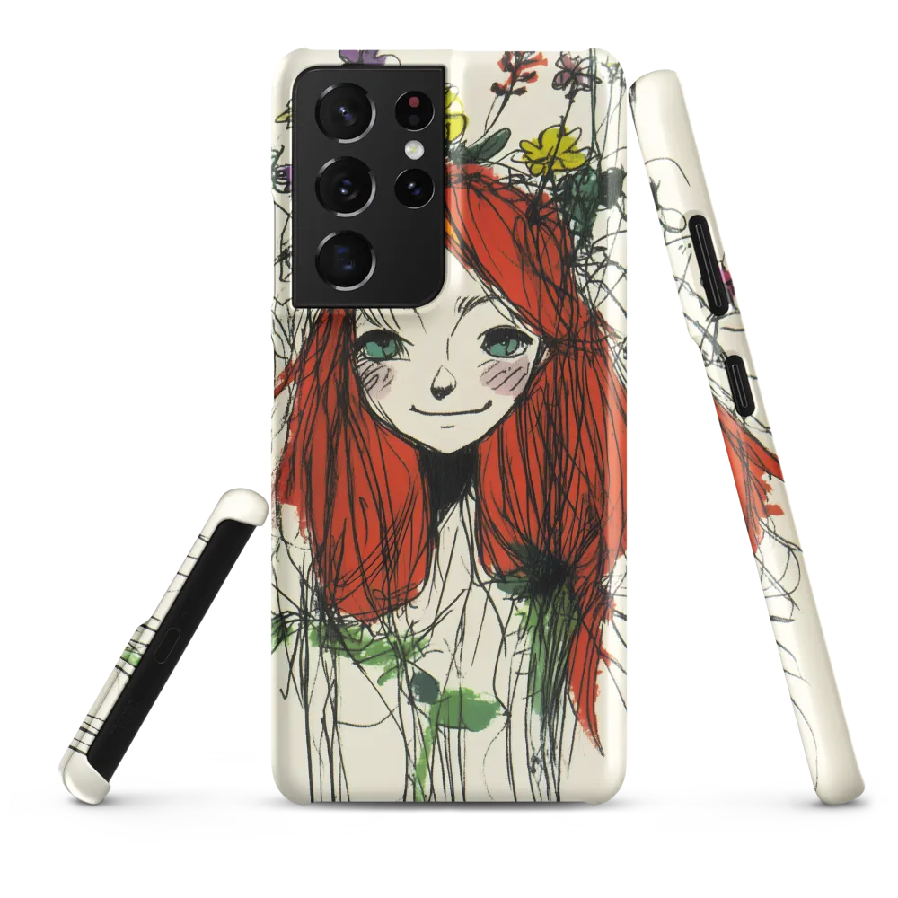 Whimsical Floral Portrait