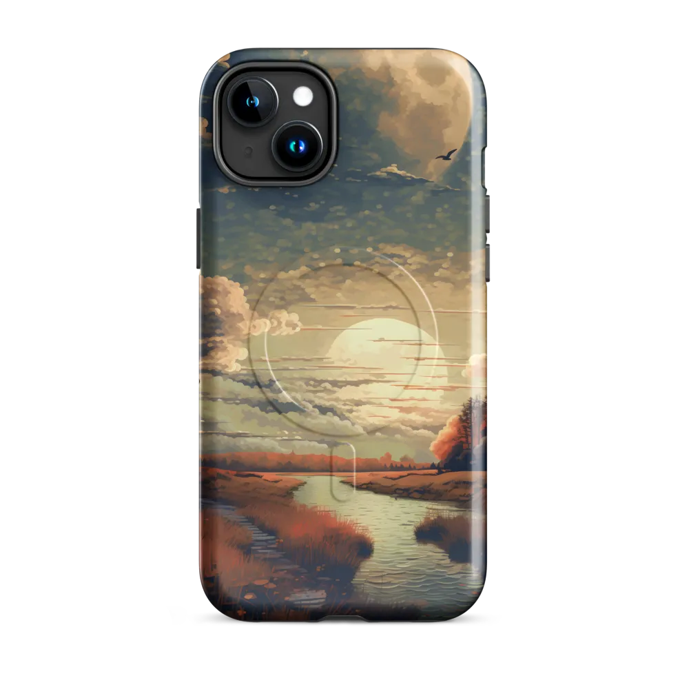 Whispers of Dusk: A Tranquil River Landscape