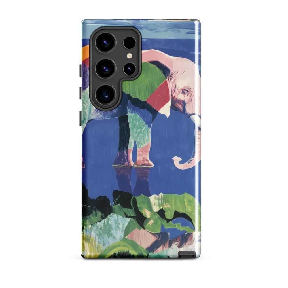 Serenity in Color: The Elephants of Reflection
